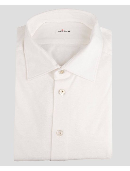 Kiton KITON White Cotton Shirt White 000