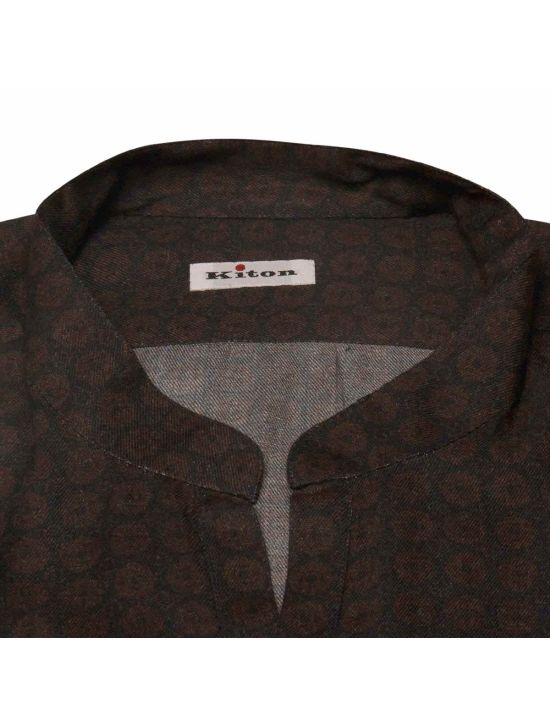 Kiton KITON Multicolor Viscose Wool Korean Shirt Multicolor 001