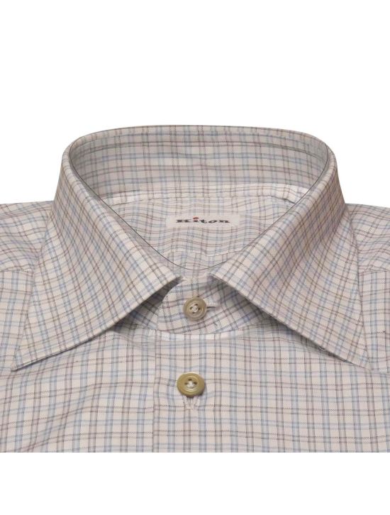 Kiton KITON Multicolor Cotton Shirt Multicolor 001