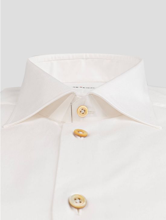 Kiton Kiton White Cotton Shirt White 001