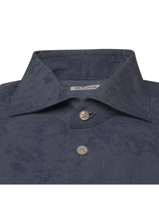 Kiton Kiton Blue Cotton Shirt Blue 001