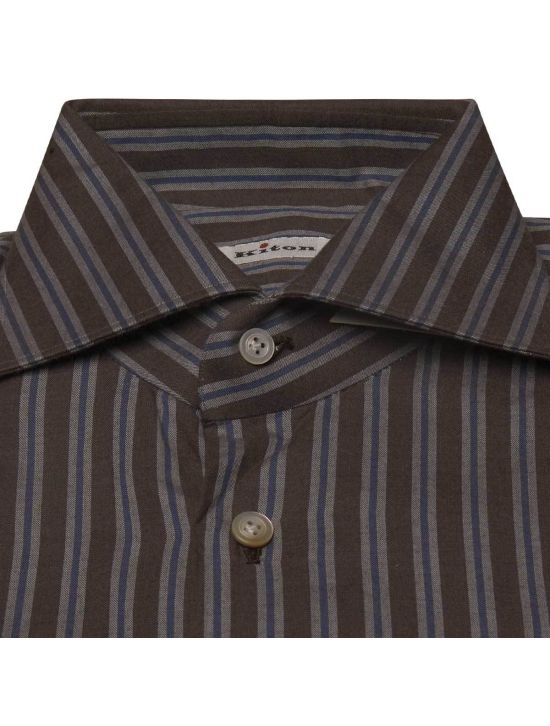 Kiton KITON Multicolor Cotton Shirt Multicolor 001