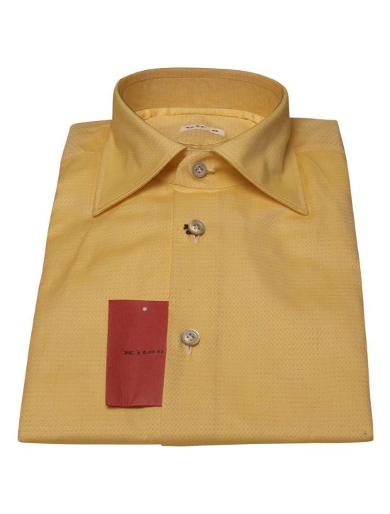 Kiton KITON Yellow Cotton Shirt Yellow 000