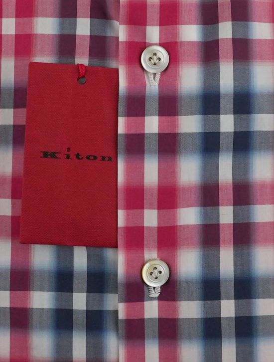 Kiton Kiton Multicolor Cotton Shirt Multicolor 001