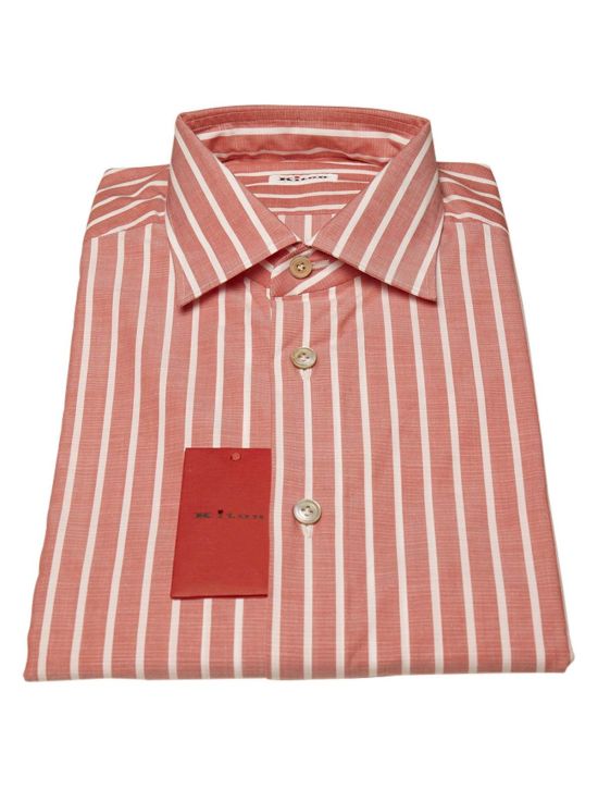 Kiton KITON Red White Cotton Shirt Red/White 000