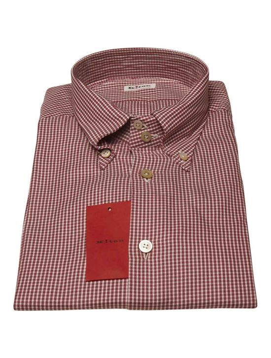 Kiton KITON Red White Cotton Shirt Red/White 000