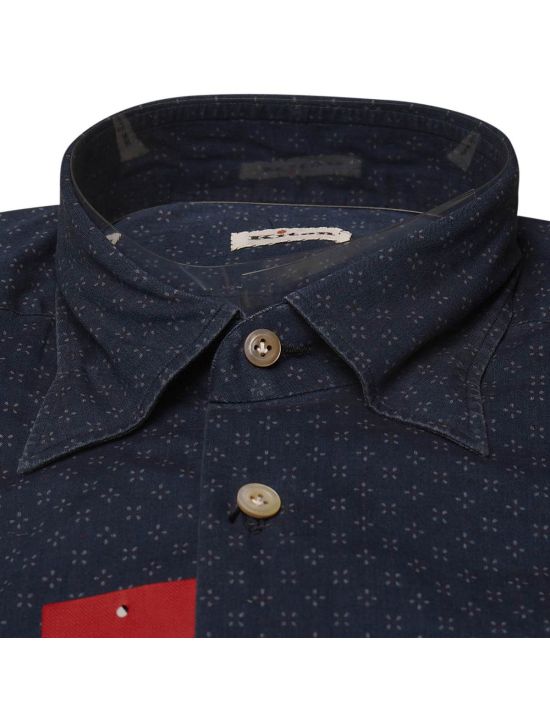 Kiton KITON Blue Cotton Shirt Blue 001