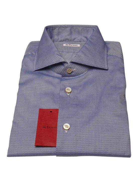 Kiton KITON Blue White Cotton Shirt Blue/White 000