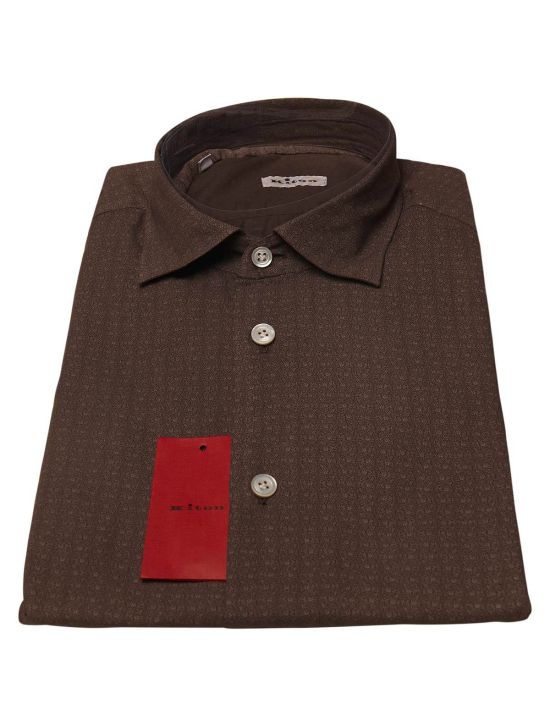 Kiton KITON Brown Cotton Shirt Brown 000