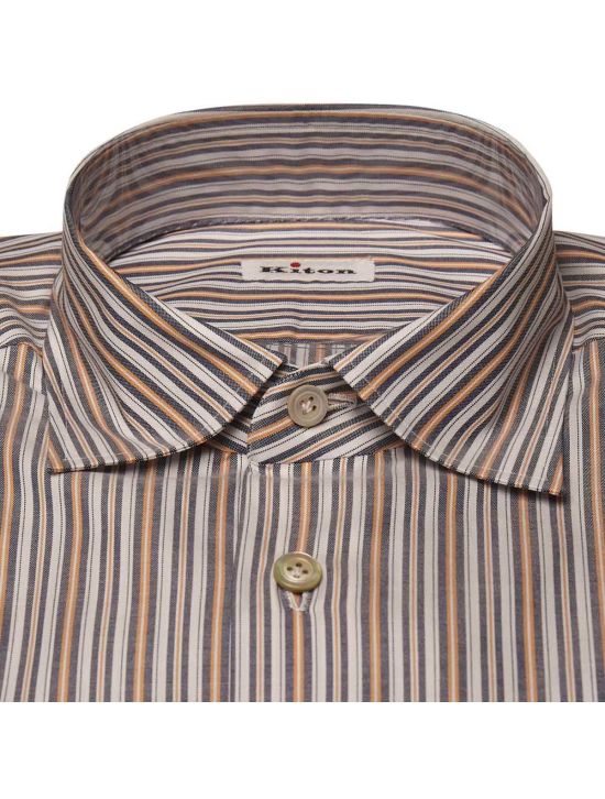 Kiton KITON Multicolor Cotton Shirt Multicolor 001