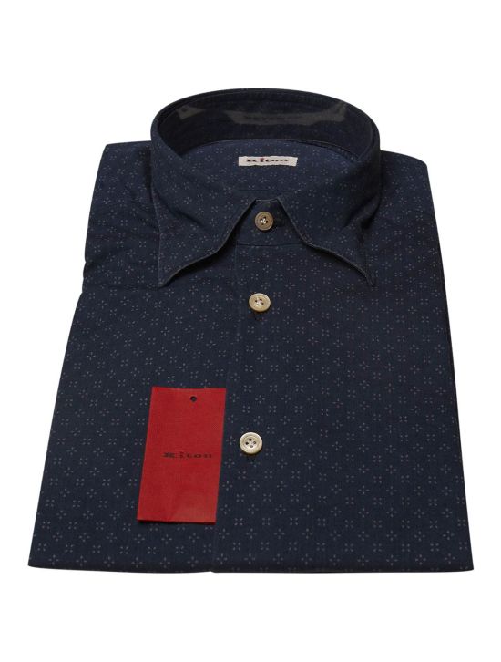 Kiton KITON Blue Cotton Shirt Blue 000