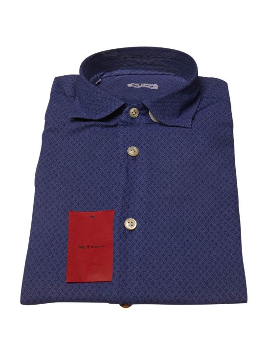 Kiton KITON Blue Cotton Shirt Blue 000