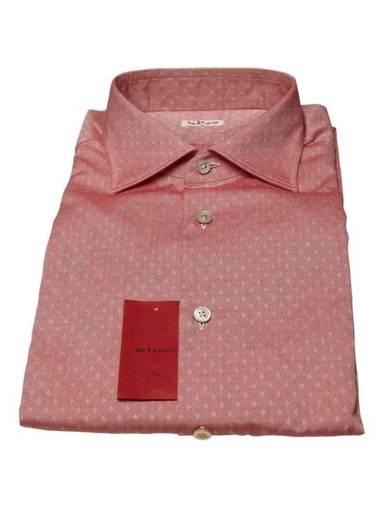 Kiton Kiton Red White Cotton Shirt Red / White 000