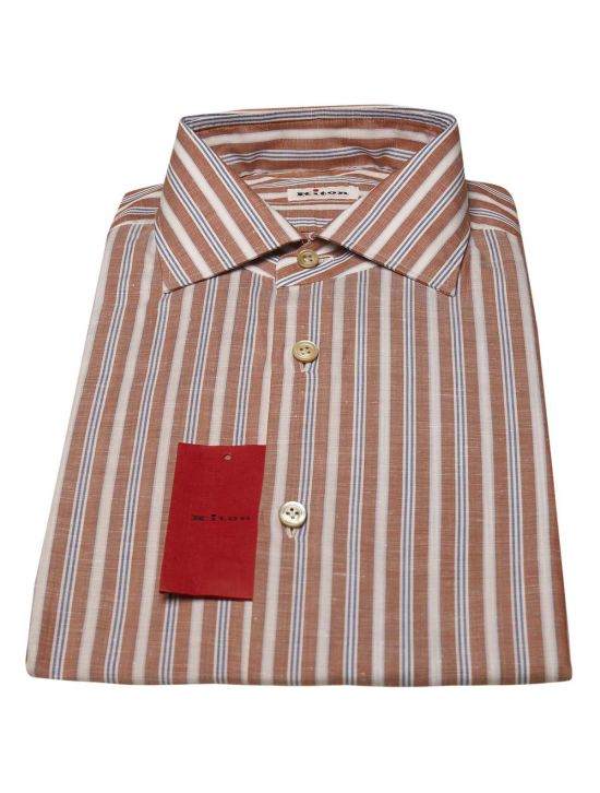 Kiton KITON Multicolor Cotton Linen Shirt Multicolor 000