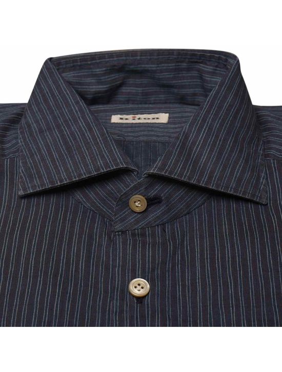 Kiton KITON Multicolor Cotton Shirt Multicolor 001