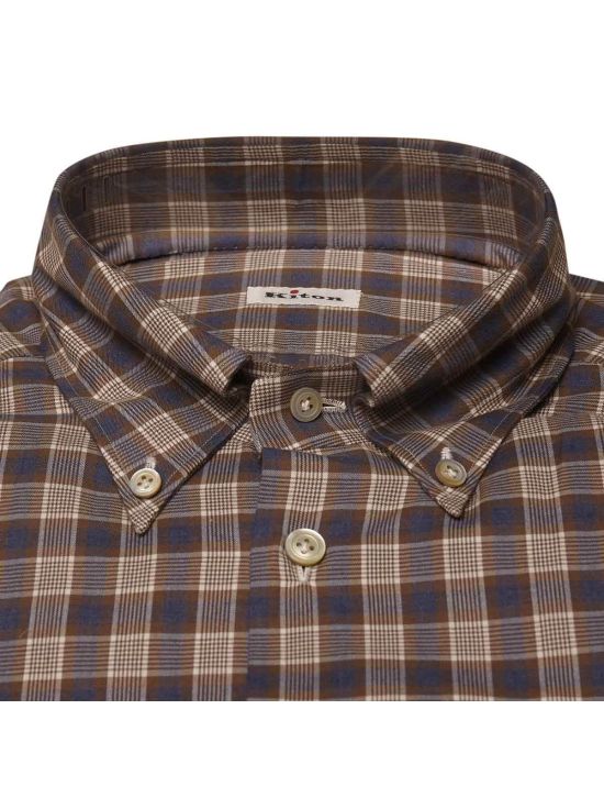 Kiton KITON Multicolor Cotton Shirt Multicolor 001