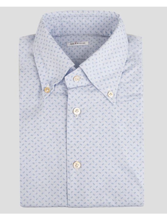 Kiton Kiton Light Blue Cotton Shirt Light Blue 000