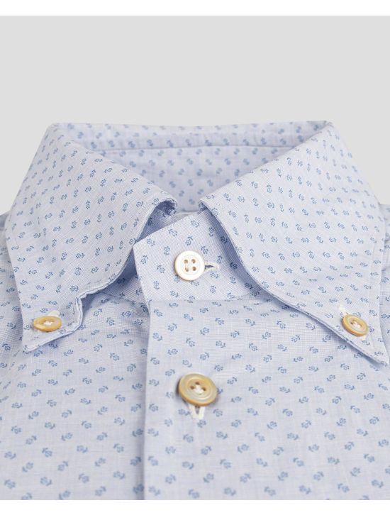 Kiton Kiton Light Blue Cotton Shirt Light Blue 001