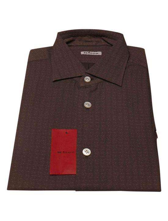 Kiton KITON Brown Cotton Shirt Brown 000