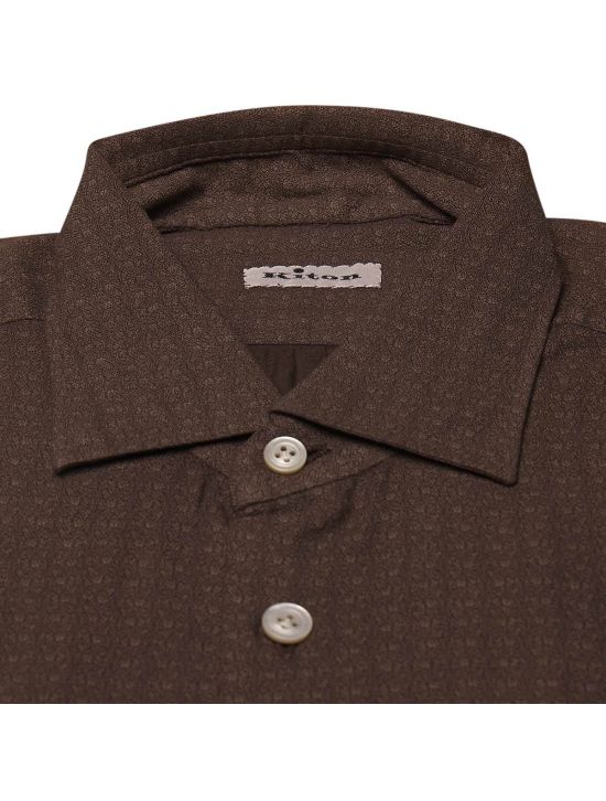 Kiton KITON Brown Cotton Shirt Brown 001