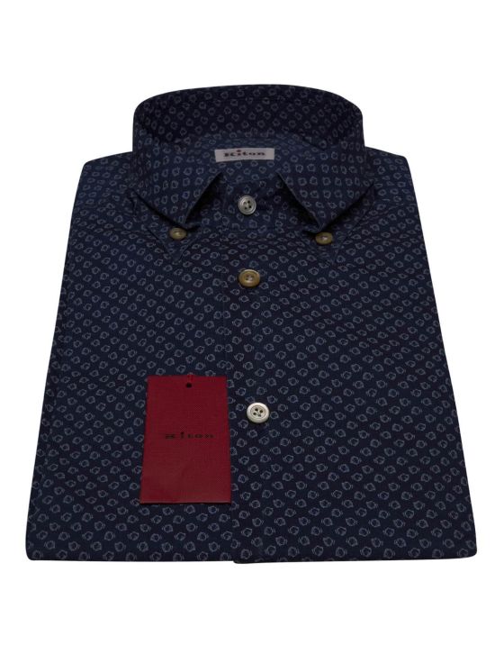 Kiton KITON Blue Cotton Shirt Blue 000