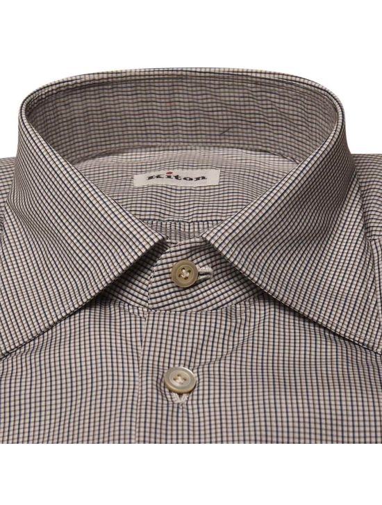 Kiton KITON Multicolor Cotton Shirt Multicolor 001