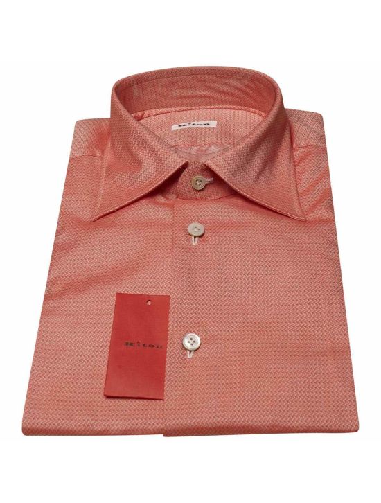 Kiton KITON Red White Cotton Shirt Red/White 000