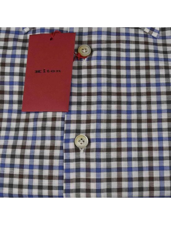 Kiton KITON Multicolor Cotton Shirt Multicolor 001