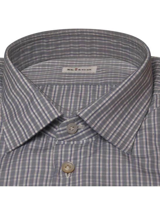 Kiton Kiton Multicolor Cotton Shirt Multicolor 001