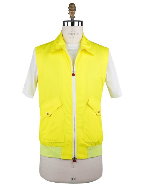 Kiton KITON Yellow Pl Gilet Yellow 000