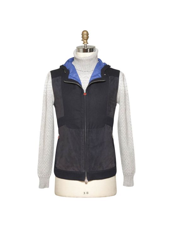 Kiton KITON Blue Cashmere Gilet Blue 000