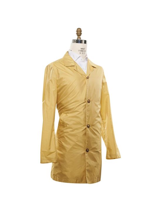 Kiton KITON Yellow Pl Silk Coat Yellow 001