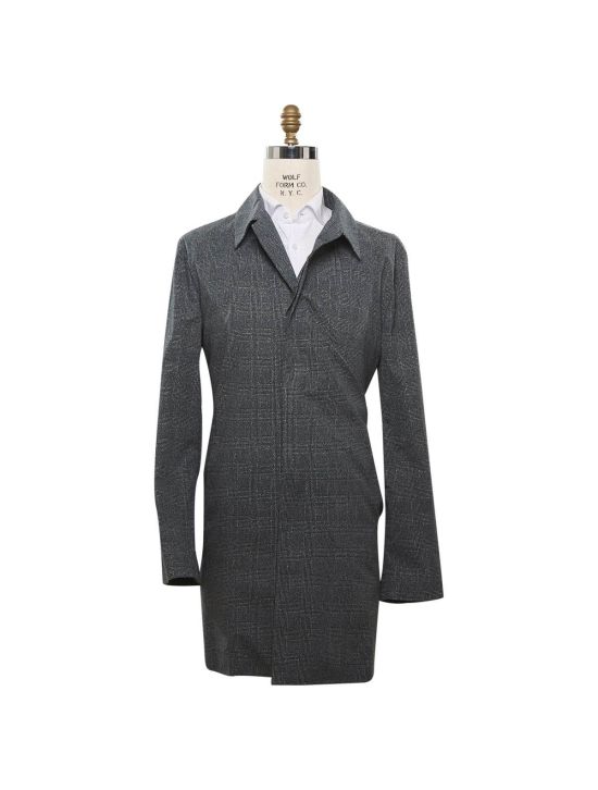 Kiton KITON Gray Cotton Coat Gray 000