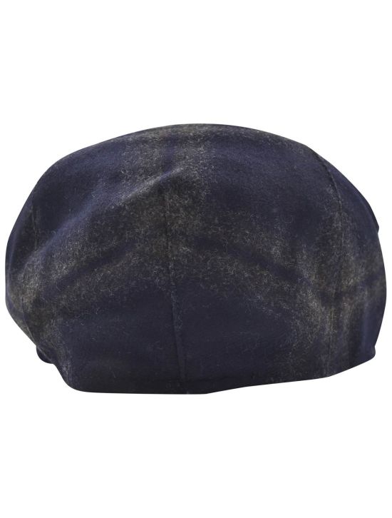 Kiton Kiton Multicolor Wool Flat Cap Multicolor 001