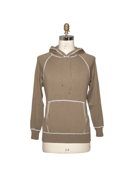 Kiton KITON Light Brown Cotton Sweater Light Brown 000