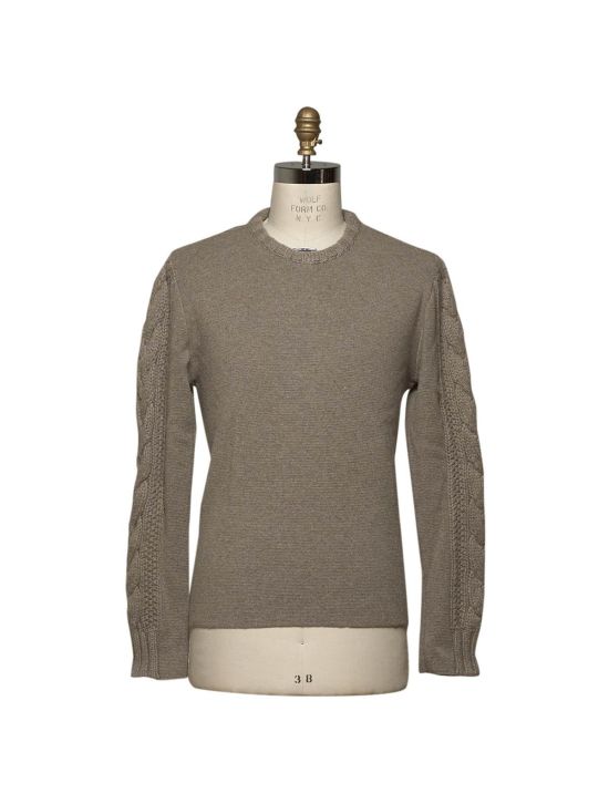 Kiton KITON Beige Cashmere Sweater Crewneck Beige 000