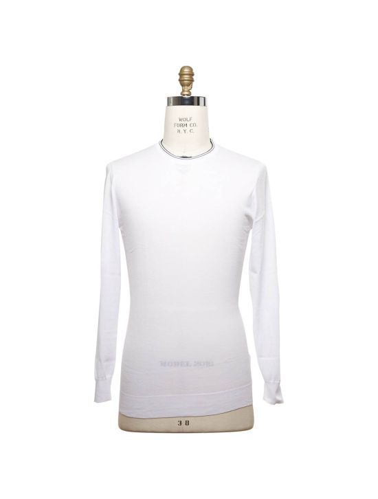 Kiton KITON White Cotton Sweater White 000