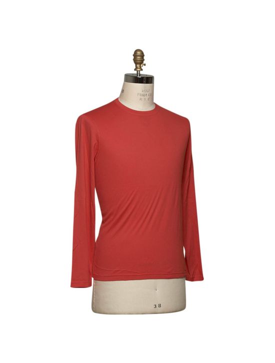 Kiton KITON Red Cotton Cashmere Sweater Red 001