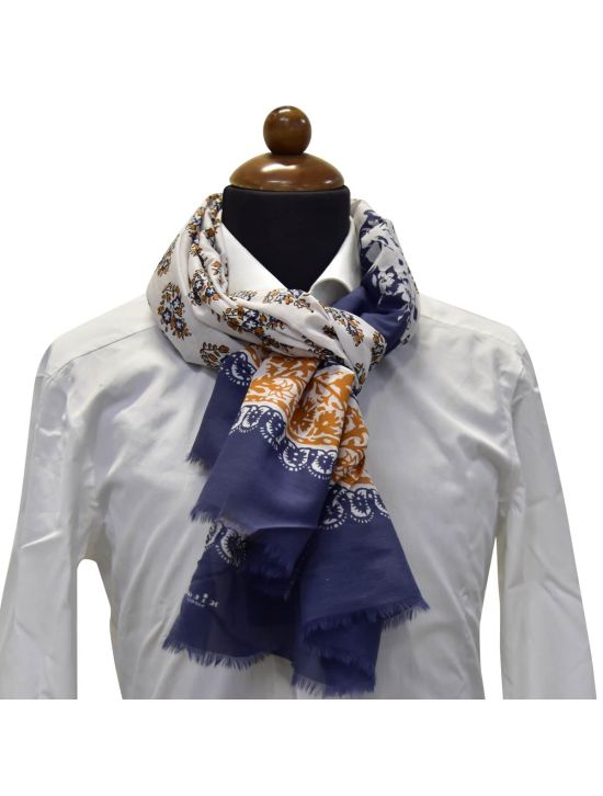 Kiton KITON Blue Cashmere Scarf Blue 000