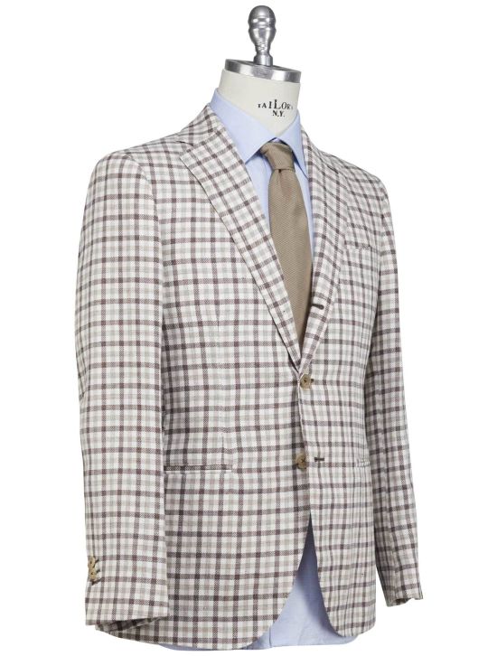 Luigi Borrelli Luigi Borrelli Multicolor Linen Virgin Wool Blazer Multicolor 001