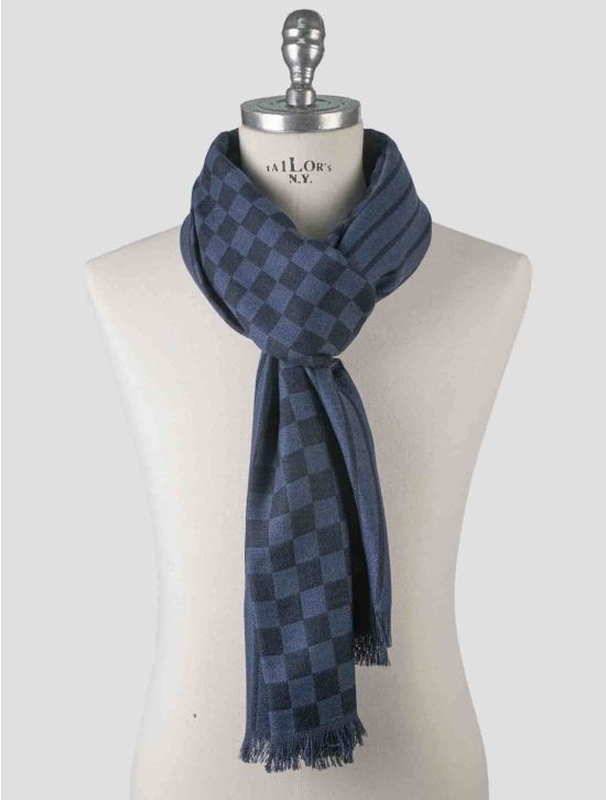 Isaia Isaia Blue Cashmere Scarf Blue 000