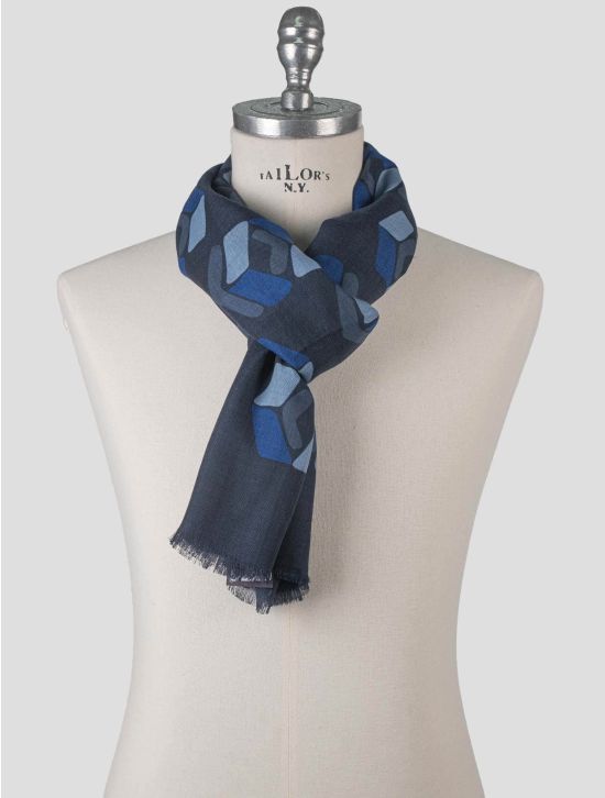 Isaia Isaia Blue Cashmere Scarf Blue 000