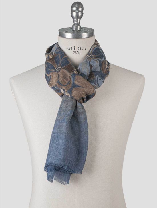 Isaia Isaia Blue Cashmere Scarf Blue 000