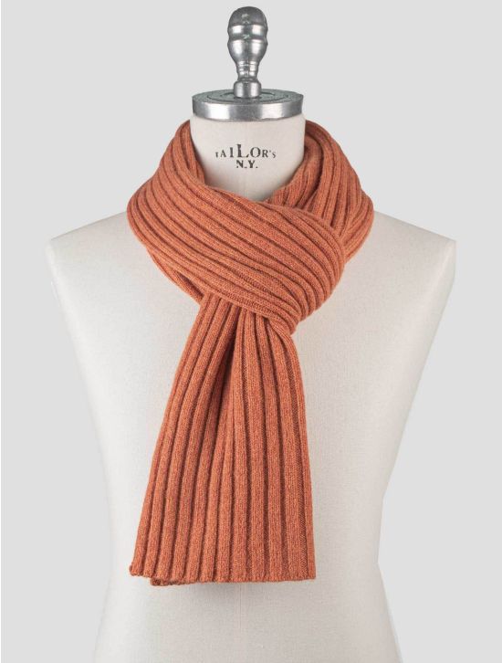 Isaia Isaia Orange Cashmere Scarf Orange 000