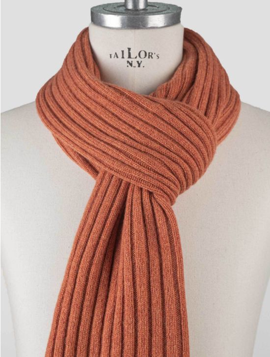 Isaia Isaia Orange Cashmere Scarf Orange 001