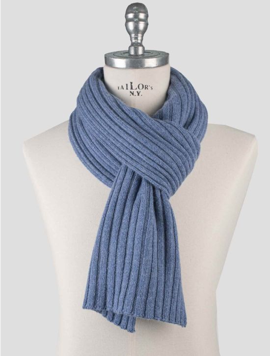 Isaia Isaia Blue Cashmere Scarf Blue 000