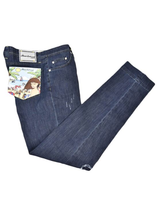 Sartorio Napoli SARTORIO NAPOLI Dark Blue Cotton Ea Jeans Dark Blue 000