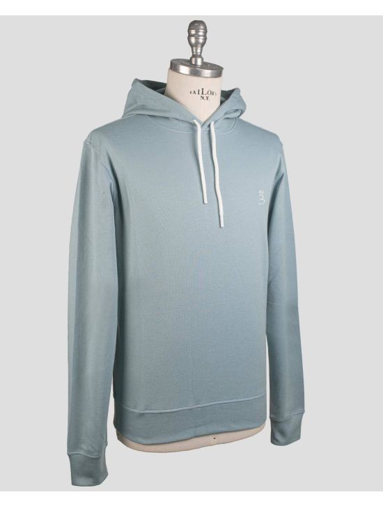 Barba Napoli Barba Napoli Light Blue Cotton Pa Sweater Light Blue 001