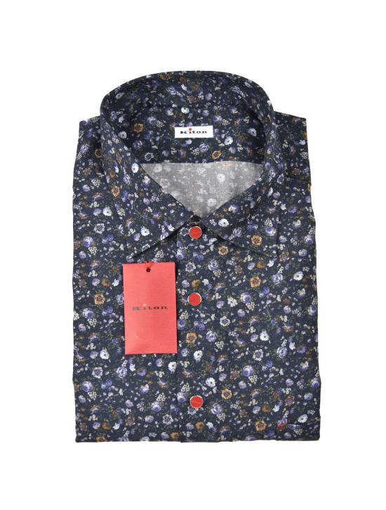 Kiton KITON Multocolor Wool Shirt Multicolor 000