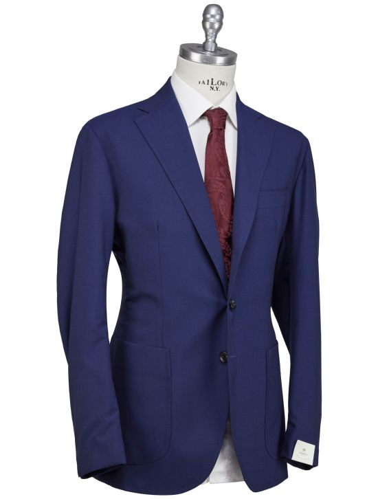 Luigi Borrelli Luigi Borrelli Blue Virgin Wool Blazer Blue 001